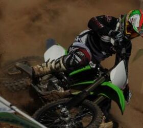 2011 kawasaki kx450f review first impressions motorcycle com, Scratch one berm