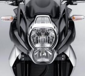 2010 kawasaki versys review motorcycle com, A new stacked headlight leads the way for the 2010 Versys