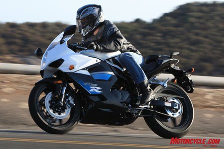 2009 250cc streetbike shootout motorcycle com, Good luck finding a small sportbike that looks as attractive as the GT250R and provides EFI all for around 4K