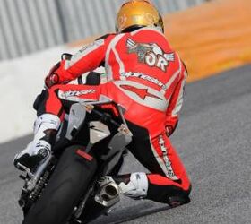 2010 aprilia rsv4 r review motorcycle com, Like WSBK rider Max Biaggi Tor says he feels at home on the RSV4 R