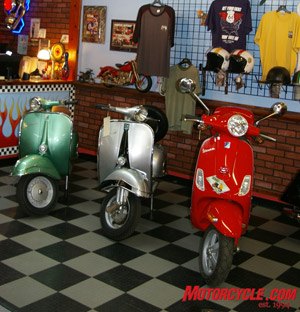 summer of scootin, The pace of scooter sales are soaring as fuel prices hit record levels Both vintage Vespas and new Genuine Buddy Scooters are up for grabs or rent at Route 66 riders