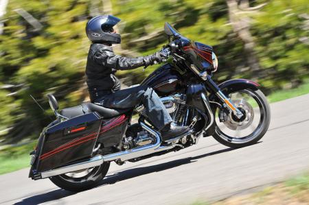 2011 harley davidson cvo street glide review motorcycle com, The successful Street Glide again gets the CVO treatment for 2011 It s a highly desirable light duty touring cruiser