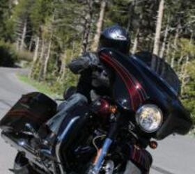 2011 harley davidson cvo street glide review motorcycle com, The Street Glide is one of the most nimble V Twin baggers around