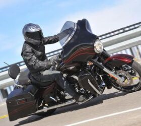 2011 harley davidson cvo street glide review motorcycle com, Stylin while Glidin