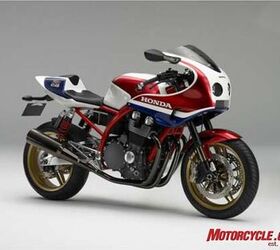 2007 tokyo motor show, The CB1100R harks back to Honda s old RC racers using a traditional air cooled inline Four powerplant