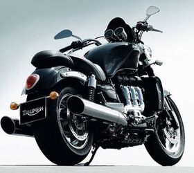 2010 triumph rocket roadster announced motorcycle com, The Rocket Roadster gets a 15 bump in torque to a whopping 165 ft lbs
