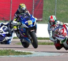 ama superbike 2009 heartland park results, Larry Pegram leads Tommy Hayden and Josh Hayes at Heartland Park Topeka