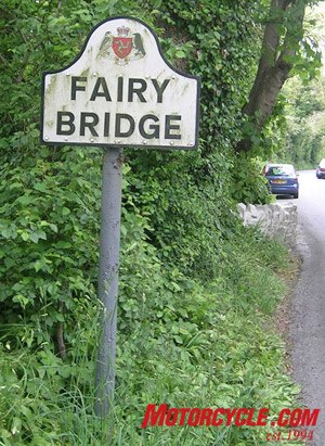 isle of man tt 2008 wrap up, History and legend are a unique part of the Isle of Man Racers say Hello fairies for good luck when crossing the Fairy Bridge The bridge is not on the course it s on the main road