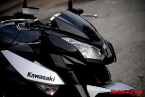 2010 kawasaki z1000 review motorcycle com, This is one of the most flattering views of the new Z1000 a complex mixture of angles that maintains a sense of flow