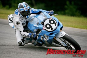 road racing series part 2, A regular on the AMA road racing circuit for the last six years Geoff May has work his way up from a kid with a sport bike to the AMA podium
