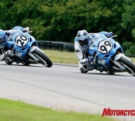 road racing series part 2, One step away from a factory ride May shares the Jordan Suzuki satellite squad with teammate Aaron Yates
