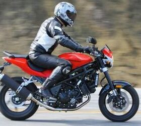 2010 hyosung gt650 review motorcycle com, The GT s mostly upright riding position is comfortable enough to allow for many miles between stops to stretch legs and there s plenty of room to move around in the saddle for more sport oriented riding