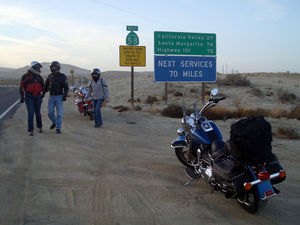 central cali touring, The beginning of Hwy 58 near Taft Do not take the valuable information on these signs for granted