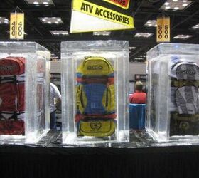 2011 indy dealer expo report, Ogio makes cool bags and luggage made even cooler when encased in blocks of ice