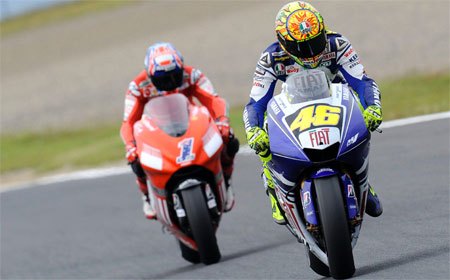 rossi wins motogp title, Valentino Rossi never looked back after passing Casey Stoner