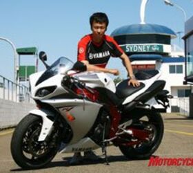 2009 yamaha r1 review motorcycle com, The R1 s project leader hinted that the next R6 might feature new engine technology that will enhance a rider s feeling for traction at the rear tire