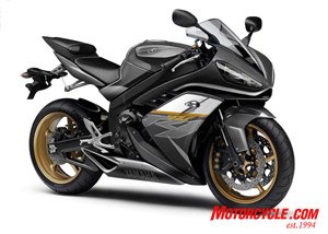 2009 yamaha r1 preview motorcycle com, Or perhaps you prefer black We hope Yamaha can produce an under engine exhaust system that looks as good as this one