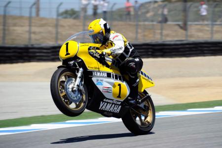 win a trip to monterey for motogp at mazda raceway laguna seca, Last year in celebration of Yamaha s 50 years of Grand Prix racing King Kenny Roberts lapped Mazda Raceway Laguna Seca aboard his vintage yet still potent YZR500