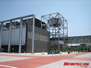harley davidson museum grand opening, A project years in the making H D has finally completed work on it 75 million museum located just 3 miles from the site of the original garage behind the home of the Davidson brothers where the first motorcycles were built