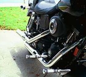 1999 harley davidson fxdx motorcycle com, Twin cam dual exhaust and billet foot pegs all found on our customized model