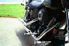 1999 harley davidson fxdx motorcycle com, Twin cam dual exhaust and billet foot pegs all found on our customized model