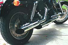 1999 harley davidson fxdx motorcycle com, Slash cut pipes and solid rear wheel were also found