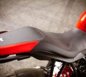 2013 brammo empulse r review video motorcycle com, Some testers were critical of the seating position as it didn t offer much room to move around