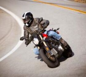 2013 brammo empulse r review video motorcycle com, Without engine noise to occupy the ears the sound of a motor whizzing tires gripping and brake pads biting is a completely different sensation than what we re used to