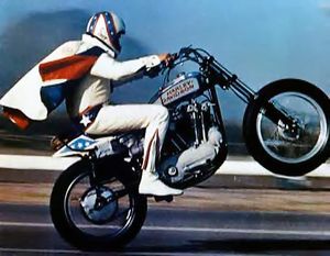 xtreme xrs, Evel was careful not to use fringe on his capes