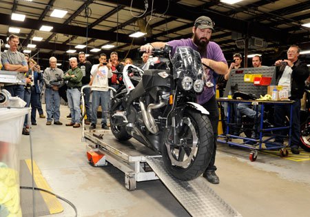last buell headed for barber museum, The final Buell motorcycle produced at the company s East Troy factory will find a home at the Barber Motorsports Museum