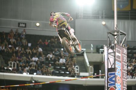 x games motocross action airs out at staples center, Matt Buyton took home Step Up gold