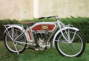 the legacy, A fully restored 1914 Excelsior Autocycle