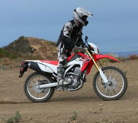 2013 honda crf250l review motorcycle com, Riders looking for the performance of a dedicated race derived off road machine will find the CRF comes up a bit short But for the vast majority of riders that the CRF is intended for this bike is highly capable when the pavement ends and the trails begin