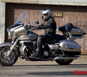 2009 kawasaki vulcan 1700 lt review motorcycle com, Kawasaki says its Vulcan 1700 Voyager is the market s only metric V Twin luxury touring machine
