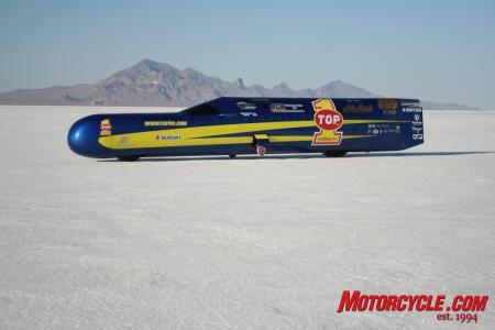 inside rocky robinson s ack attack streamliner, The Top 1 Ack Attack the world s fastest motorcycle Photo courtesy Tricia Robinson