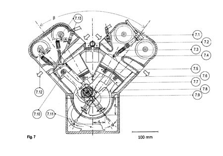 horex vr6 patent includes w8 configuration, Patent documents for the Horex VR6 engine including having two VR setups sharing a crankshaft in a 72 degree W configuration