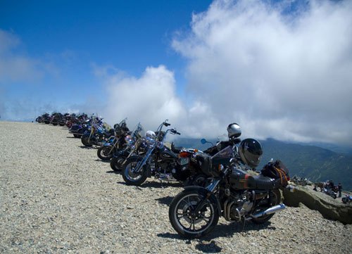 new england motorcycle travel destinations, Ride to the Sky the Mt Washington auto road open only to motorcycles