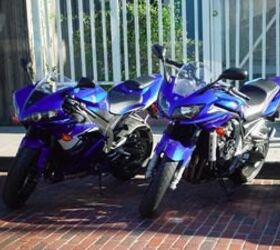 sit up or lay down motorcycle com, These two bikes should be behind bars not in front of them