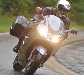 2009 triumph sprint st review motorcycle com, Projector beam headlight was updated in 2008 for improved side lighting
