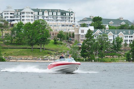 touring ontario muskoka and rainbow country, Touring Lake Rosseau in style