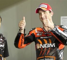 2012 motogp jerez preview, Colin Edwards approves of Forward Racing s debut