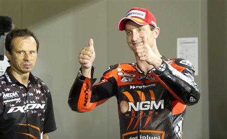 2012 motogp jerez preview, Colin Edwards approves of Forward Racing s debut
