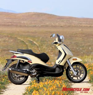 2009 piaggio bv500 scooter review motorcycle com, Redwoods to Poppies California s landscape is changing Greener means of transportation are popping up everywhere