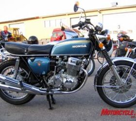 2009 suzuki tu250x review motorcycle com, Early 70s Honda CB750