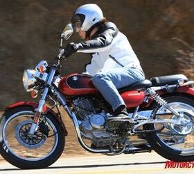 2009 suzuki tu250x review motorcycle com, When the road is no longer straight the TU250X continues to entertain and surprise with unexpected composure