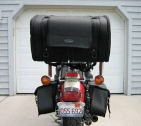 iron rider luggage from dowco, The Main Bag seen here has 1 75 cu ft of storage capacity