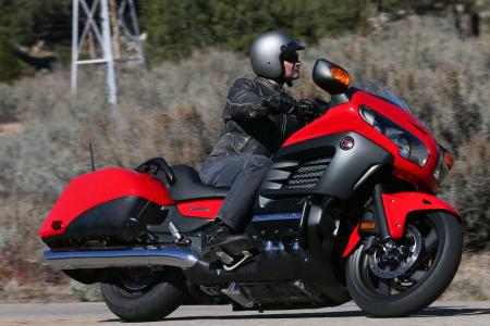 2013 honda gold wing f6b review motorcycle com, The Honda F6B has been given a bagger makeover and the result is an exhilarating ride