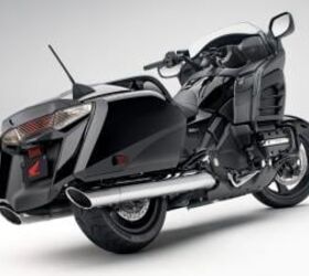 2013 honda gold wing f6b review motorcycle com, A narrower fairing lower and a shorty windscreen make for a slimmer Gold Wing