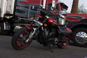 first ride 2007 victory hammer s motorcycle com, Tractor trailer brakes Not quite but close