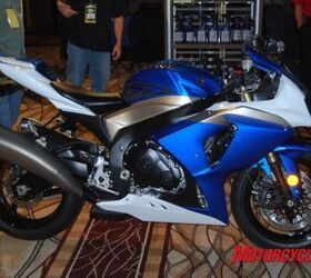 2009 suzuki dealer show report motorcycle com, The heavily revised 2009 Suzuki GSX R1000